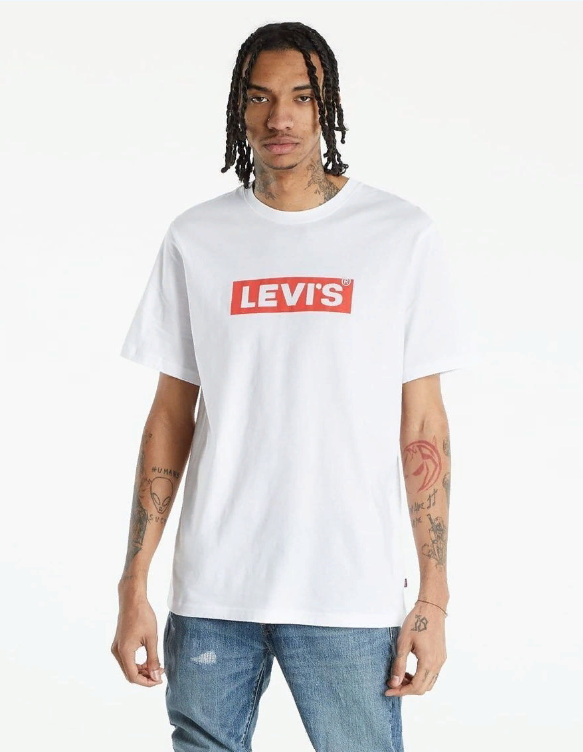

Футболка мужская Levi's 16143-0181-white-L белая l, Белый, 16143-0181-white-L