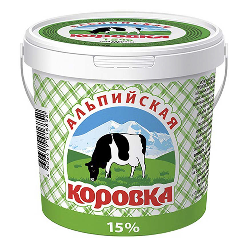 

Молокосодержащий продукт Альпийская Коровка 15% 900 г