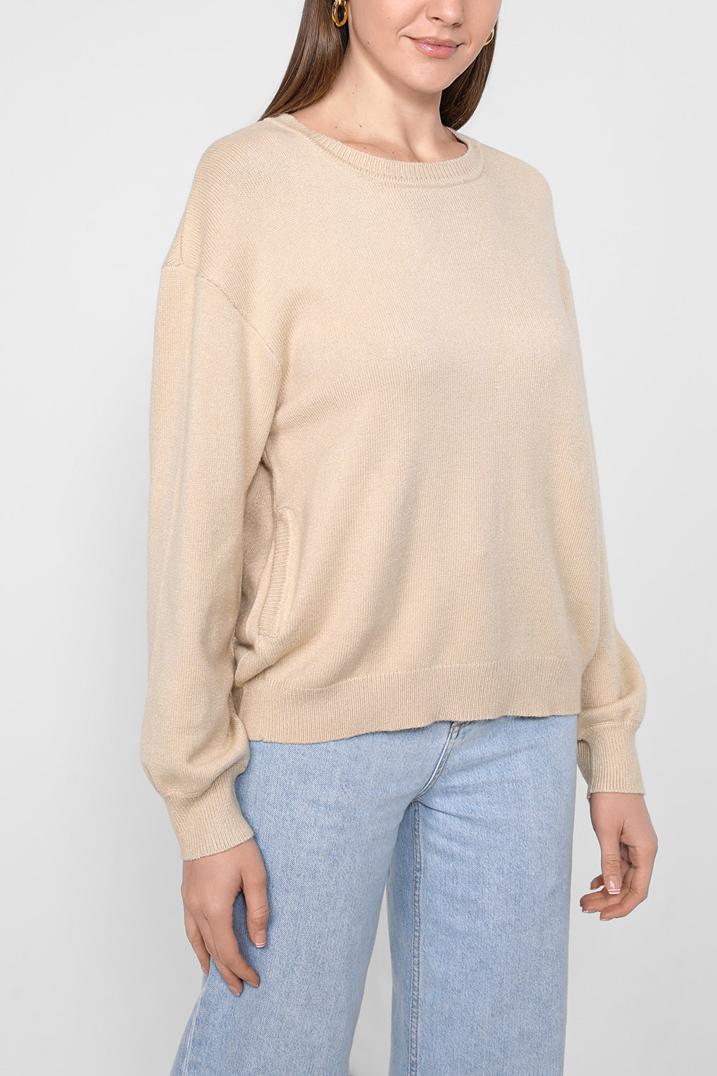 

Джемпер женский Silvian Heach PGA22104MA бежевый L, PGA22104MA