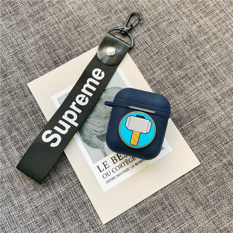 

Чехол MyPads для Apple AirPods красный, Apple AirPods
