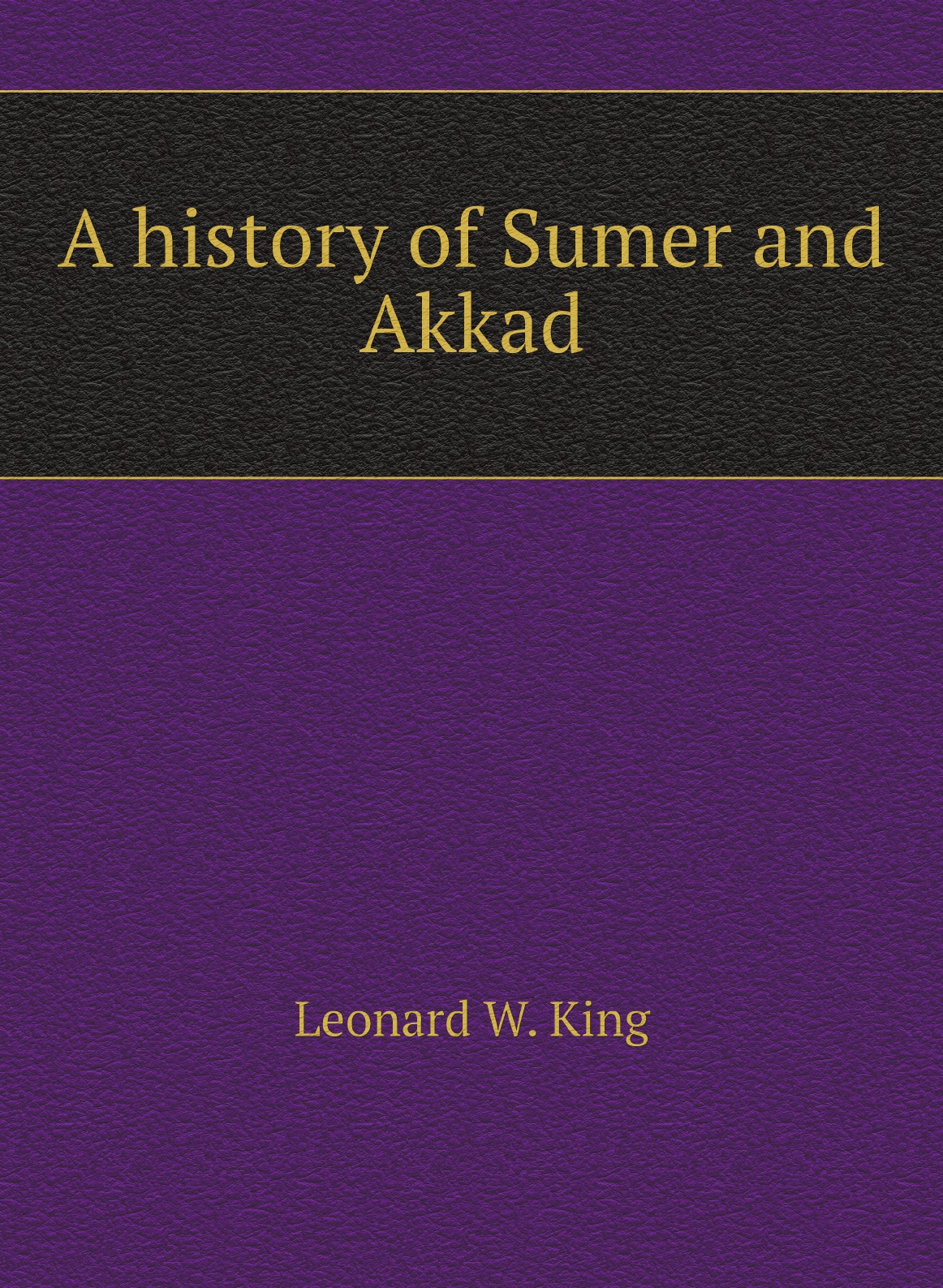 

A history of Sumer and Akkad