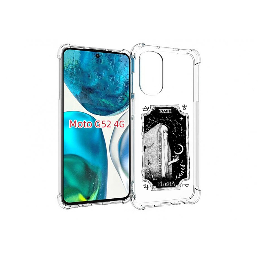 

Чехол MyPads лунная магия для Motorola Moto G82 / Moto G52, Прозрачный, Tocco