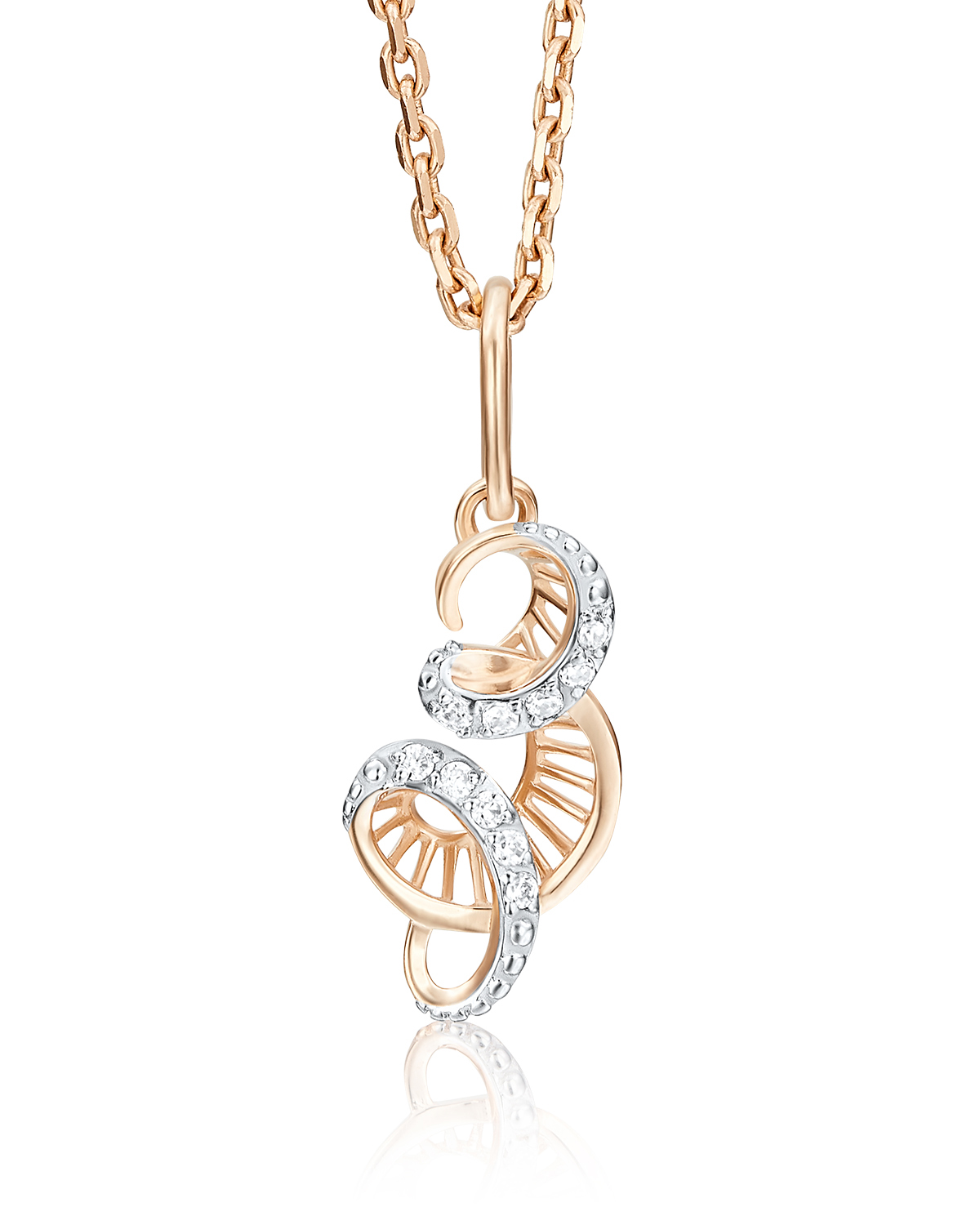 

Подвеска из золота с фианитом PLATINA jewelry 03-2448-З-401-1110-03, 03-2448-З-401-1110-03