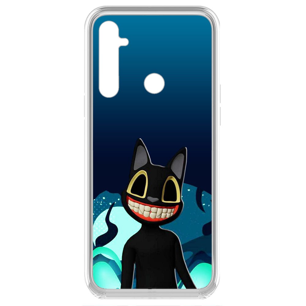 фото Чехол-накладка krutoff clear case хаги ваги - картун кэт для realme 6i