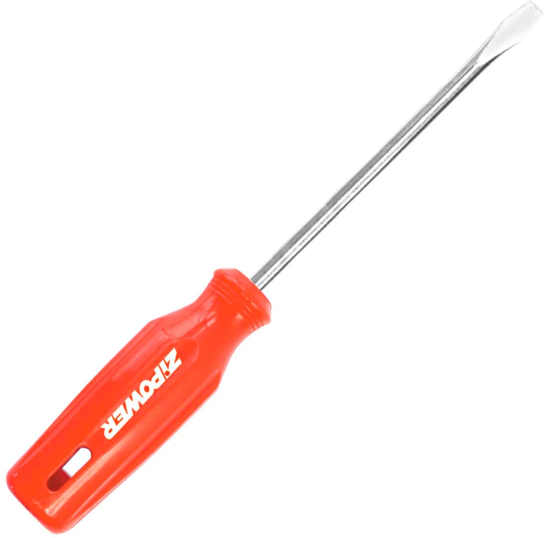 фото Плоская (шлицевая) отвертка sl6 x 100 мм zipower slotted screwdriver sl6 x 100mm