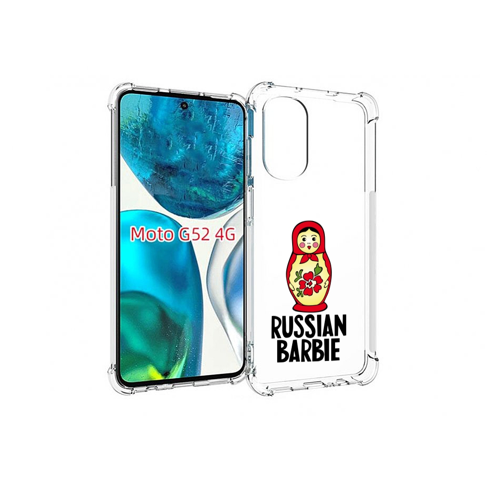 

Чехол MyPads матрешка для Motorola Moto G82 / Moto G52, Прозрачный, Tocco
