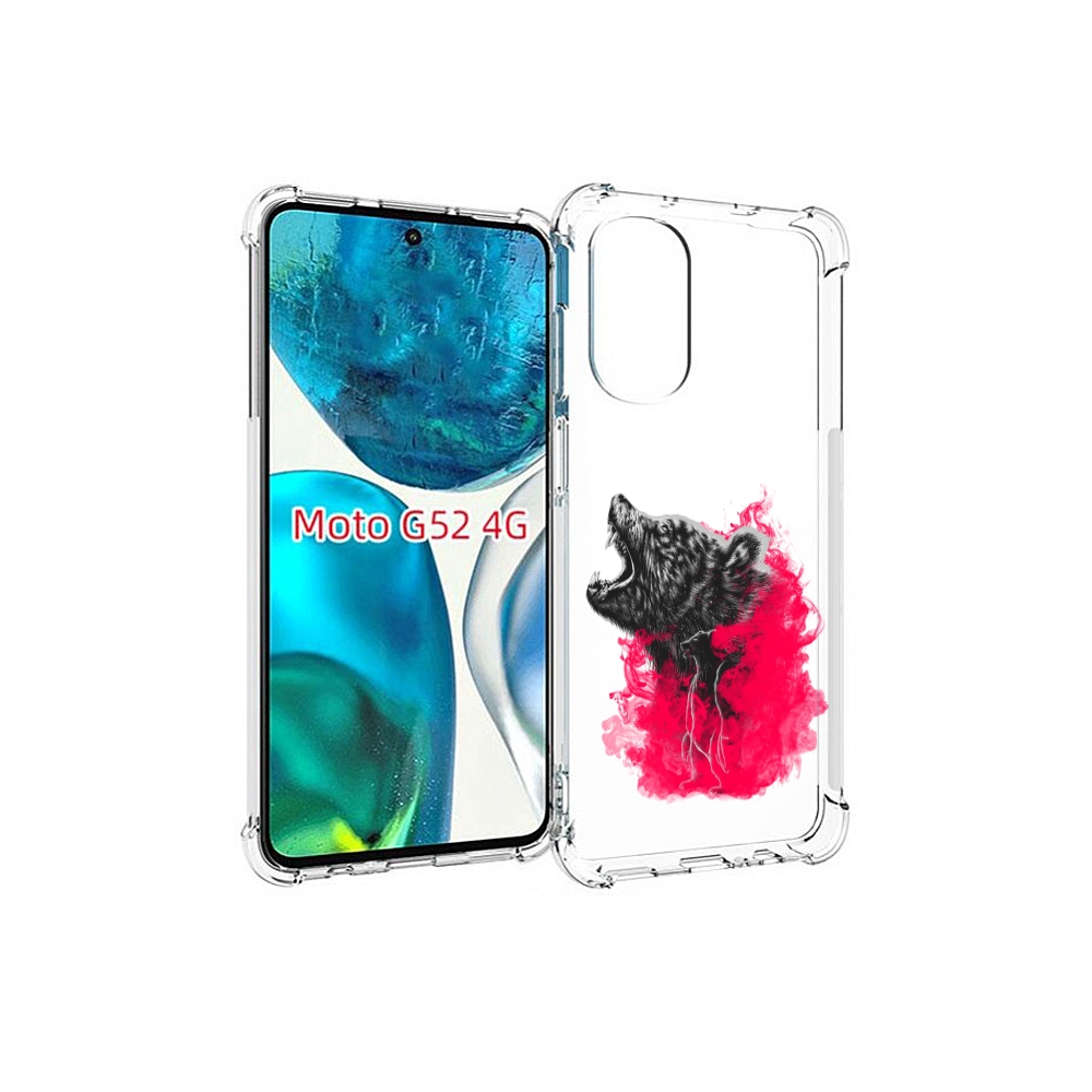 

Чехол MyPads медведь в дымке для Motorola Moto G82 / Moto G52, Прозрачный, Tocco