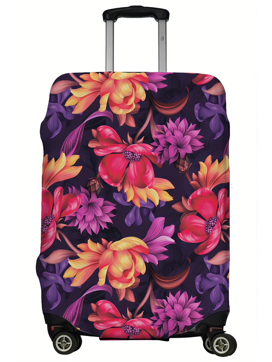 фото Чехол для чемодана lejoy flowers разноцветный s