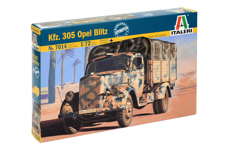 

Сборная модель Italeri 1/72 Автомобиль Opel Blitz 7014