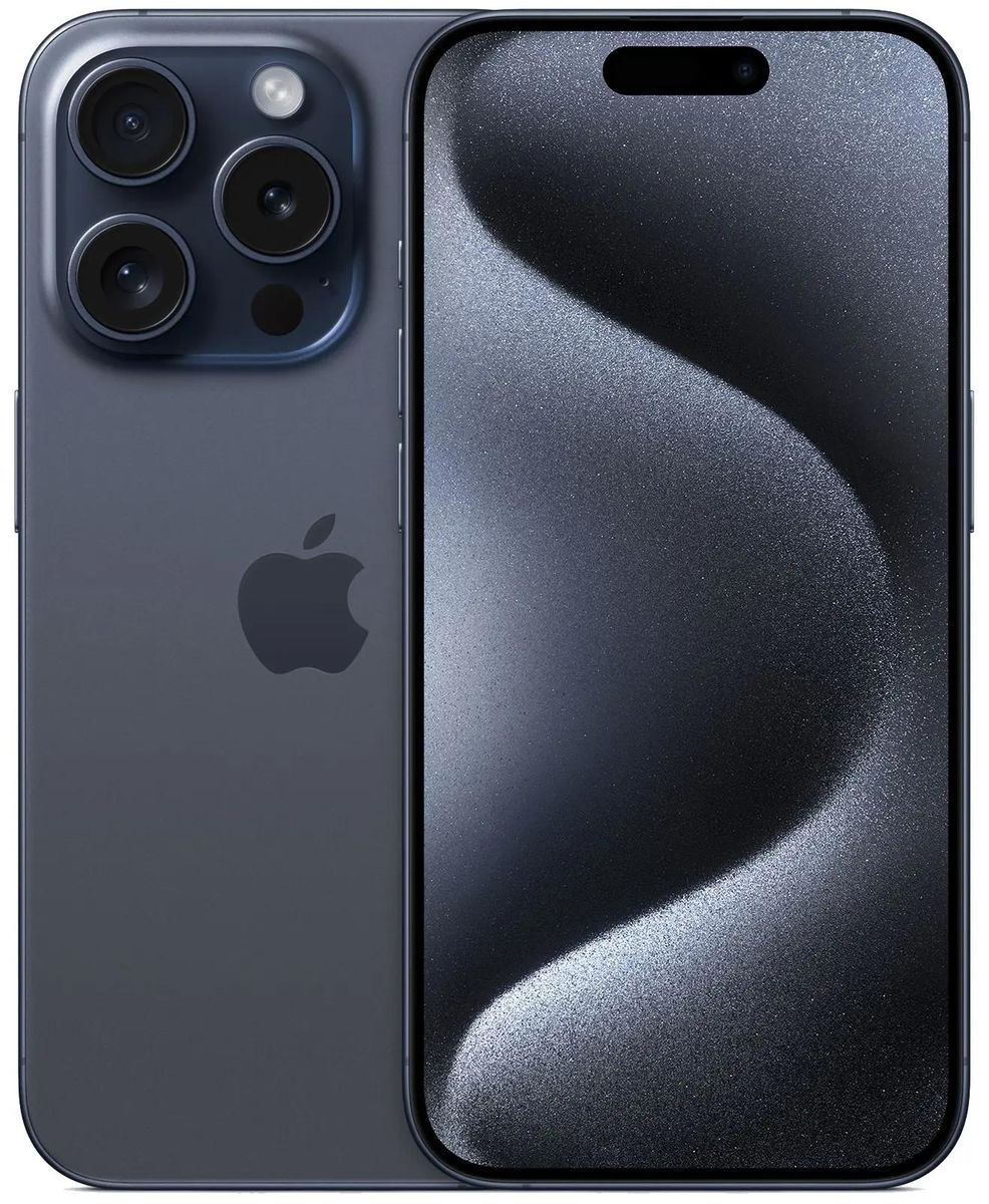 

Смартфон Apple iPhone 15 Pro 256Gb, A3104, синий титан