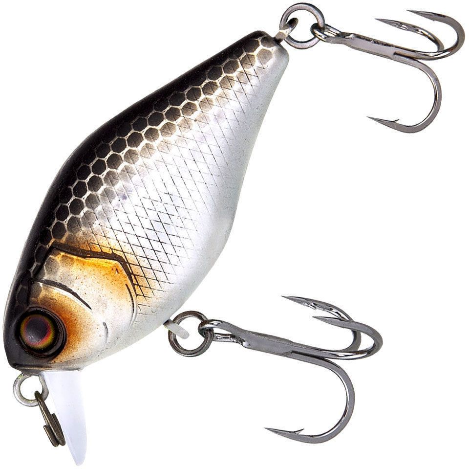 

Воблер Jackall CHUBBY 41F # UV Mat Silver & Black, Черный;серебристый;желтый, CHUBBY