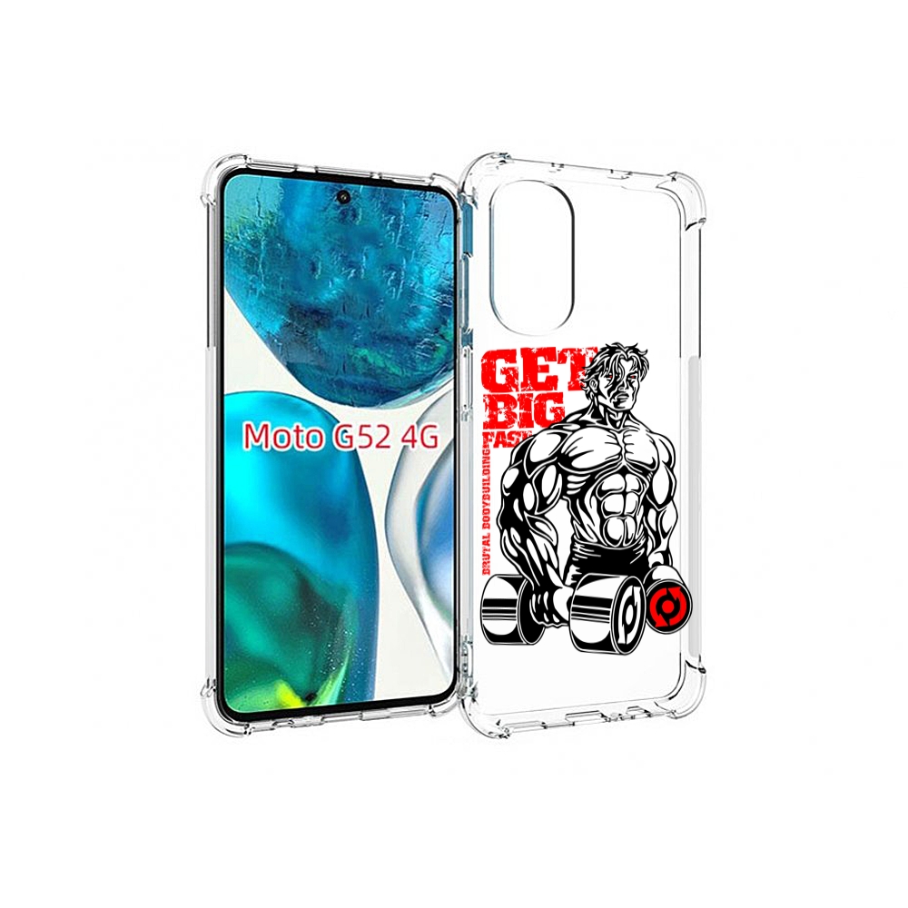 Чехол MyPads накаченное тело для Motorola Moto G82 / Moto G52