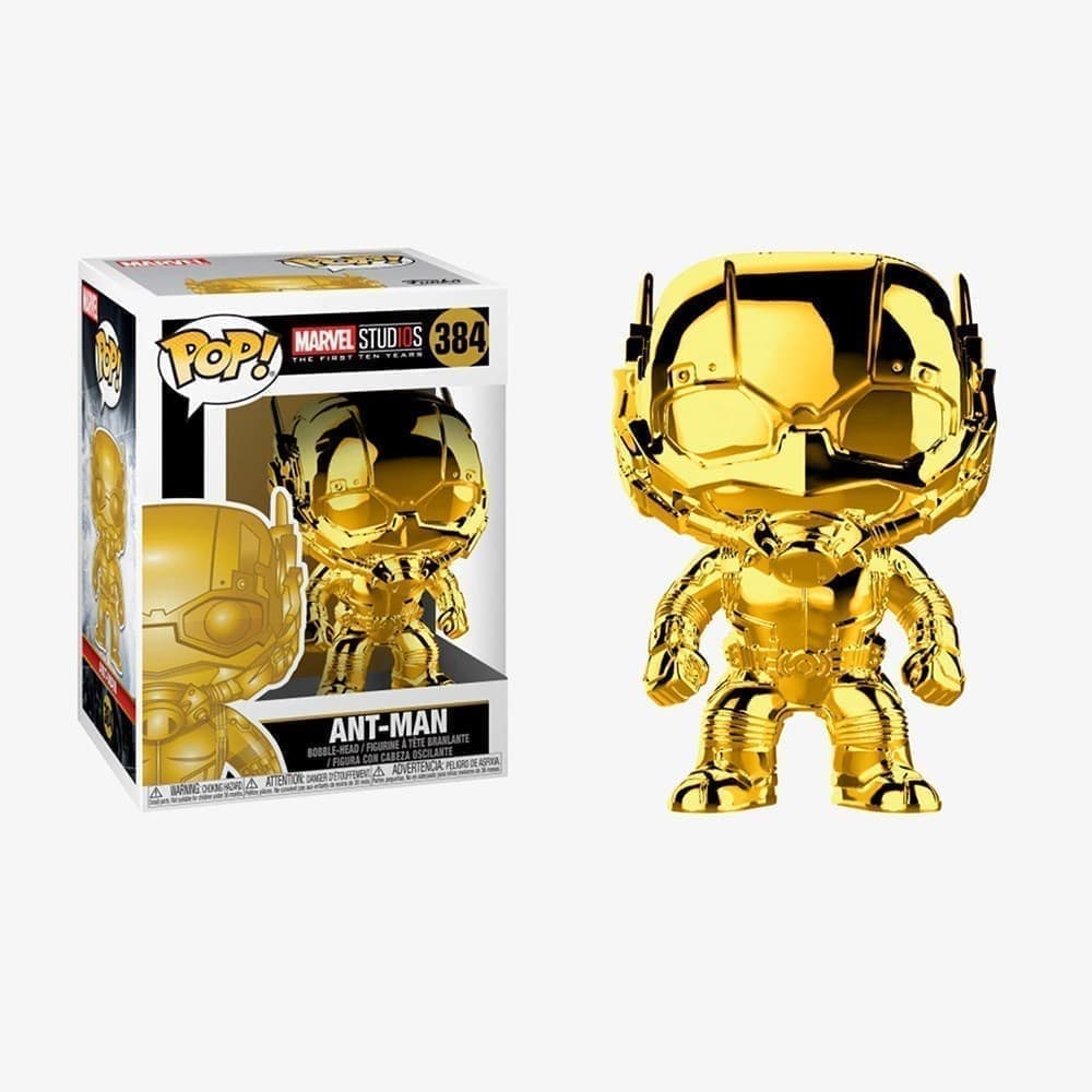 

Funko Фигурка Человек-Муравей (Funko Pop Ant-Man Gold Chrome) № 384