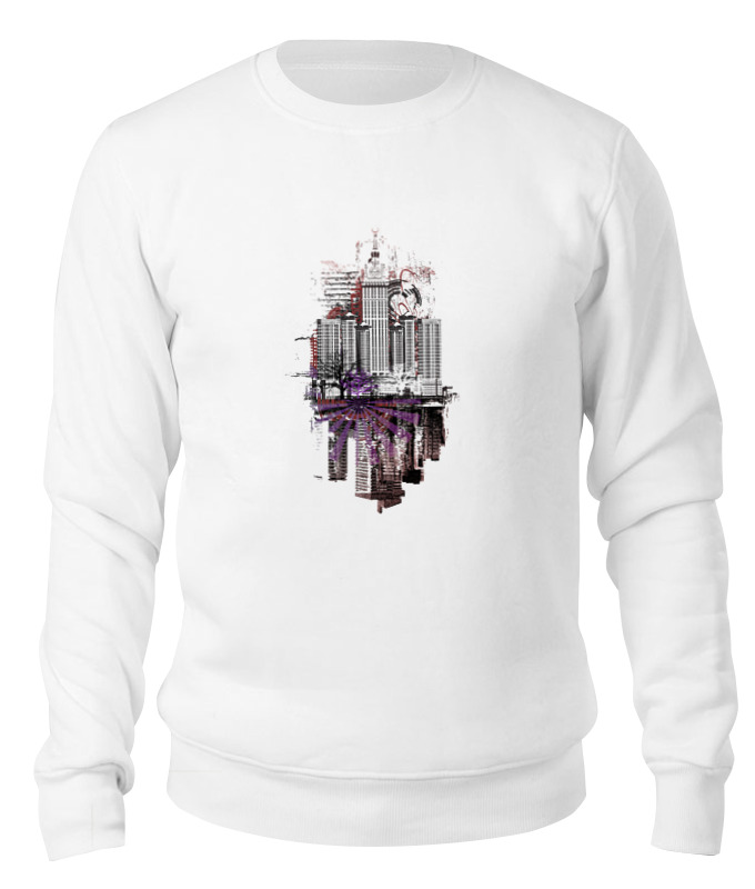 

Свитшот Printio City art белый 2XL, City art