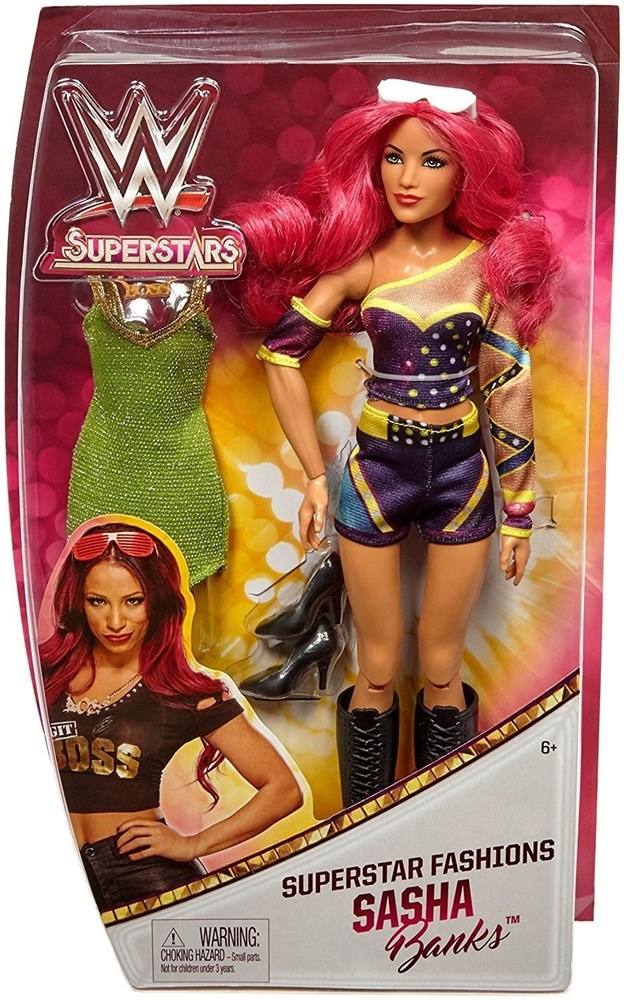 

Mattel Кукла Саша Бэнкс (WWE Superstars Sasha Banks Fashion Doll)
