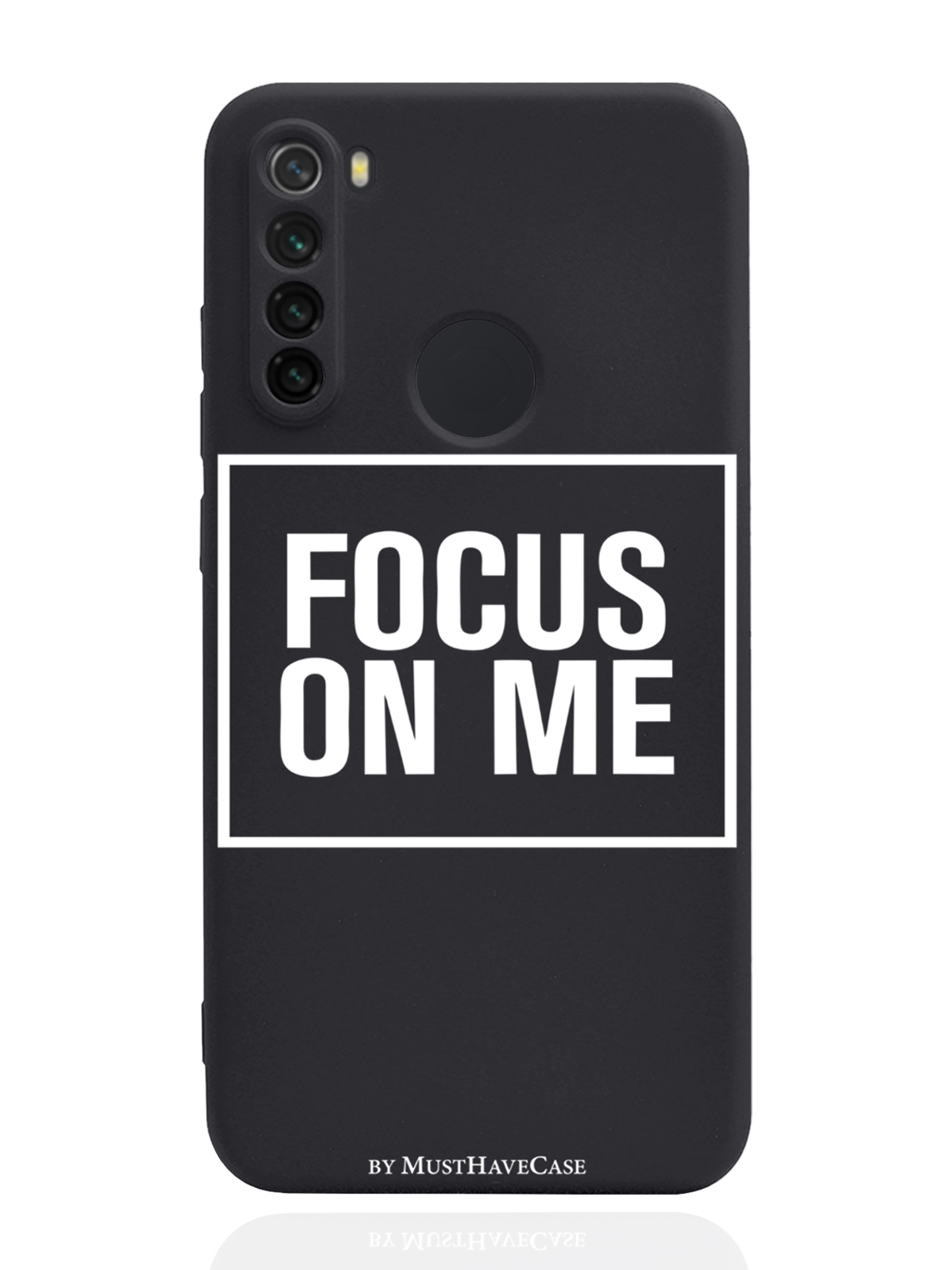 

Чехол MustHaveCase для Xiaomi Redmi Note 8 Focus on me черный, Черный;белый