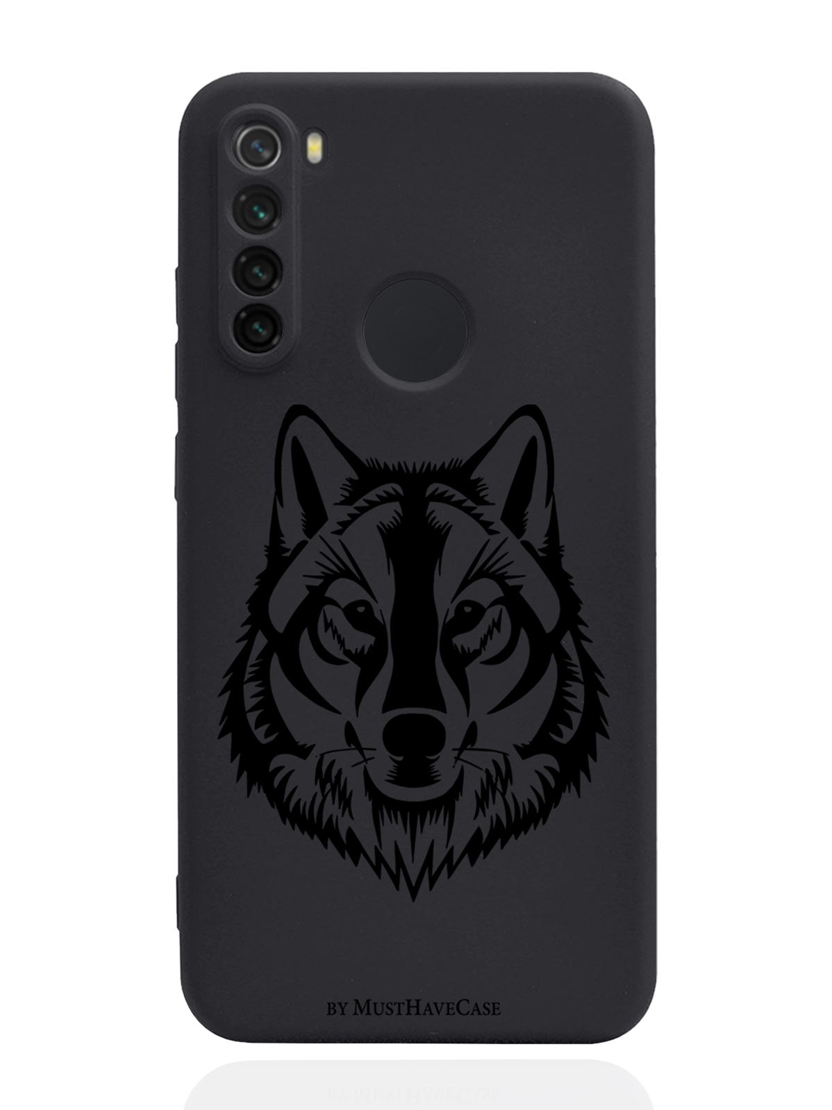 Чехол MustHaveCase для Xiaomi Redmi Note 8 Волк черный