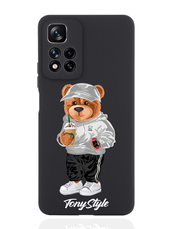 

Чехол Tony Style для Xiaomi Redmi Note 11 Pro Plus 5G Tony Style с кофе черный, Серый;белый;черный