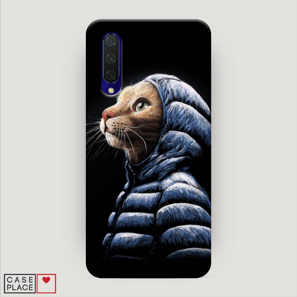 

Пластиковый чехол "Кот в капюшоне" на Xiaomi Mi 9 Lite, 36720-1