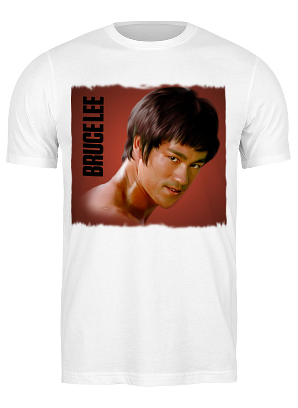 

Футболка мужская Printio Bruce lee белая M, Белый, Bruce lee