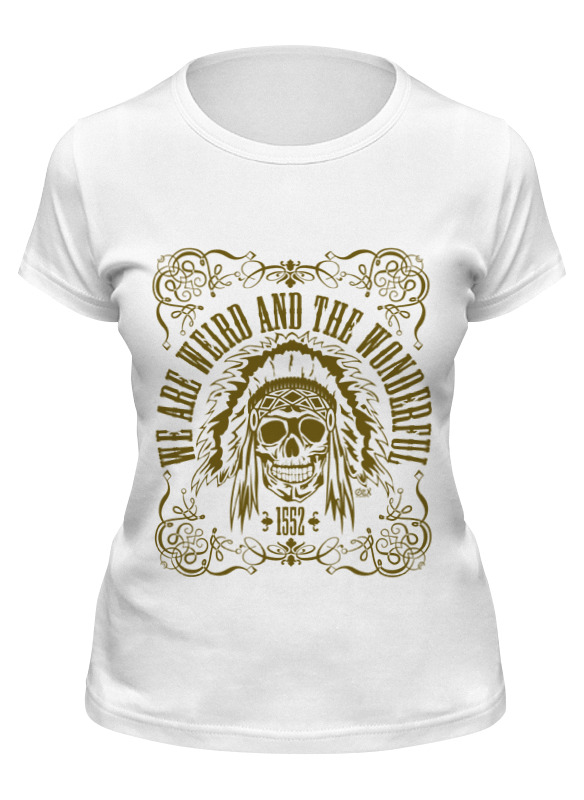 

Футболка женская Printio We are weird and the wonderful белая M, Белый, We are weird and the wonderful