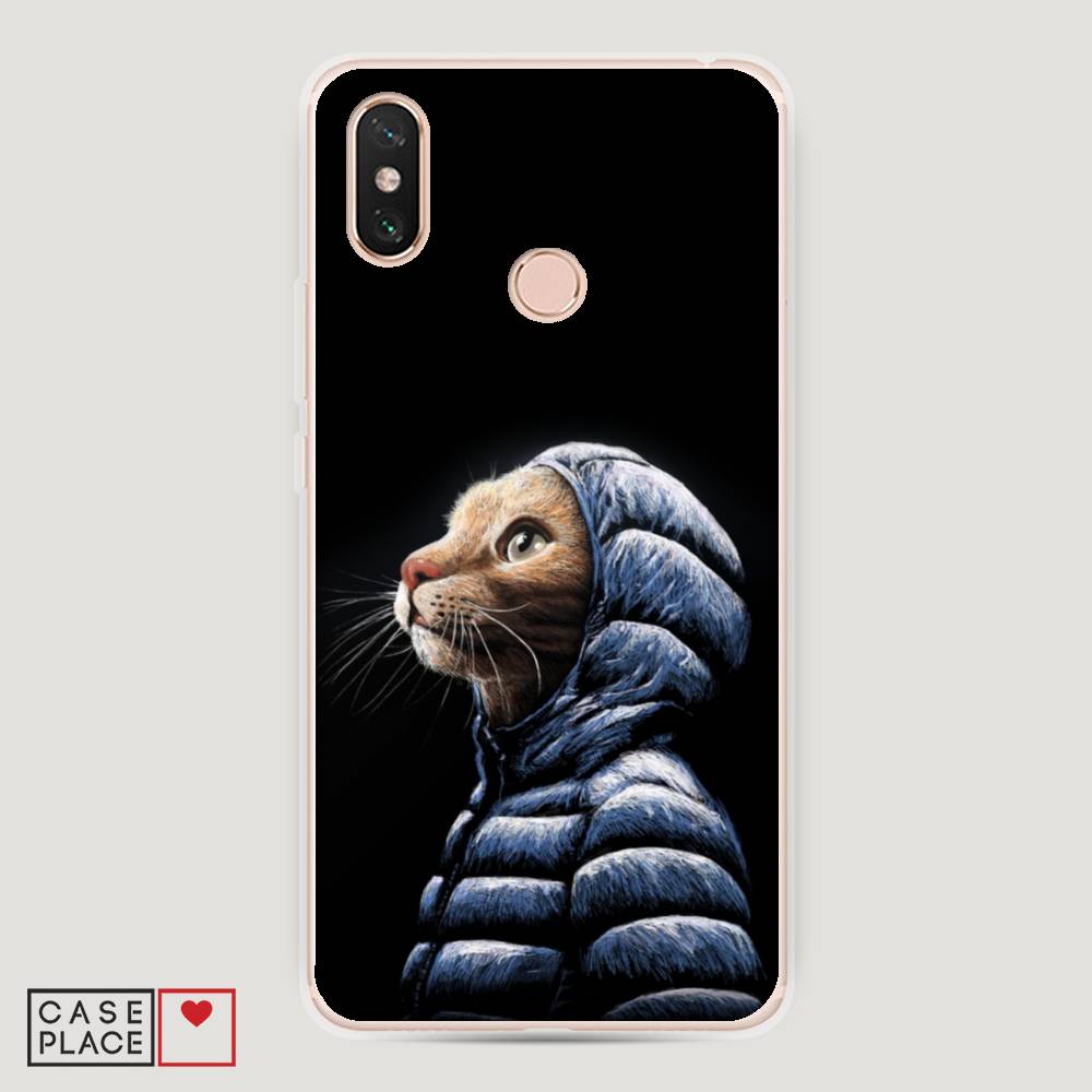 

Пластиковый чехол "Кот в капюшоне" на Xiaomi Mi Max 3