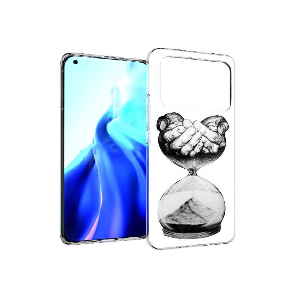 Чехол MyPads Tocco для Xiaomi Mi 11 Ultra часы жизни черно белый (PT160500.261.669)