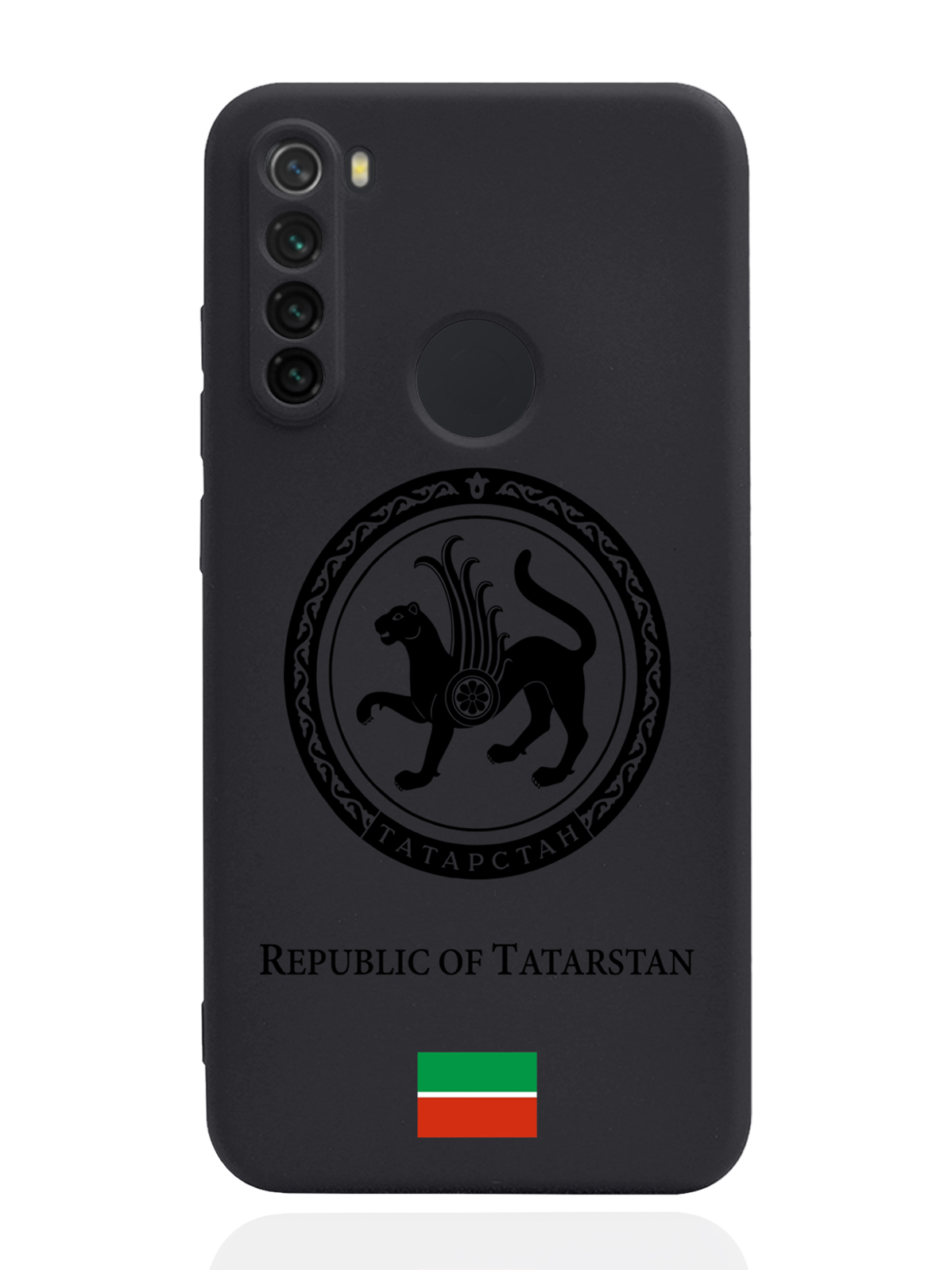 

Чехол SignumCase для Xiaomi Redmi Note 8 Черный лаковый Герб Татарстана черный