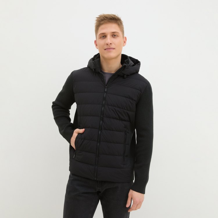 

Пуховик мужской Maison David MLY23-0606M черный XL, MLY23-0606M