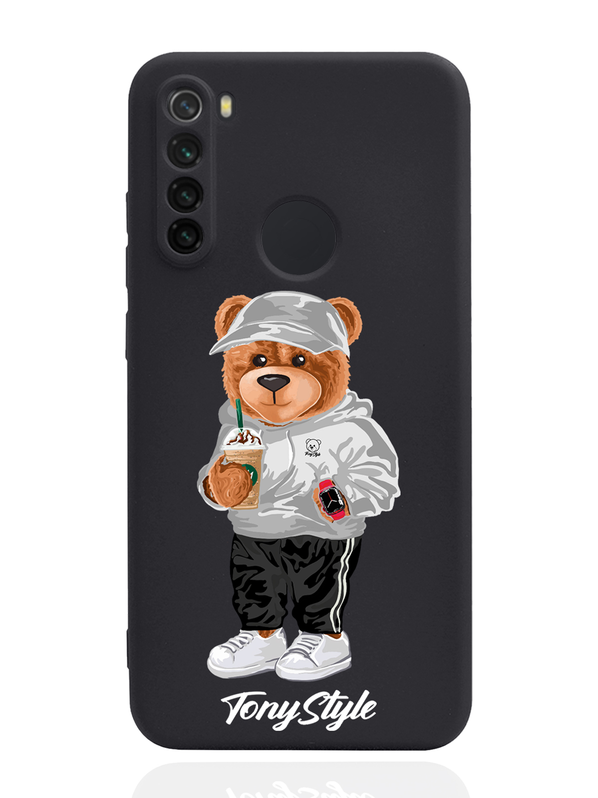 

Чехол Tony Style для Xiaomi Redmi Note 8 Tony Style с кофе черный, Серый;белый;черный