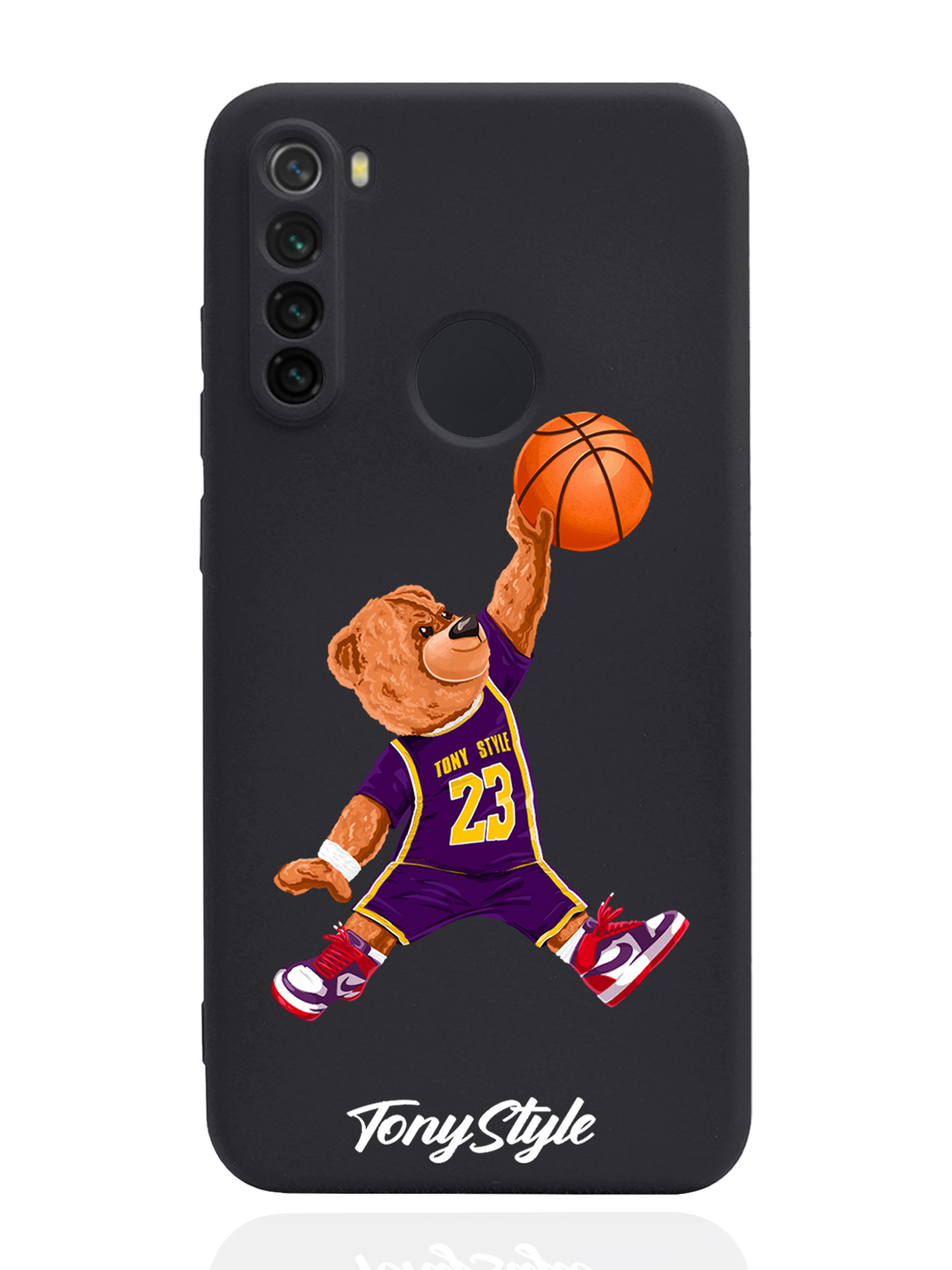 

Чехол Tony Style для Xiaomi Redmi Note 8 Tony Style баскетболист с мячом черный, Фиолетовый;коричневый;желтый;оранжевый