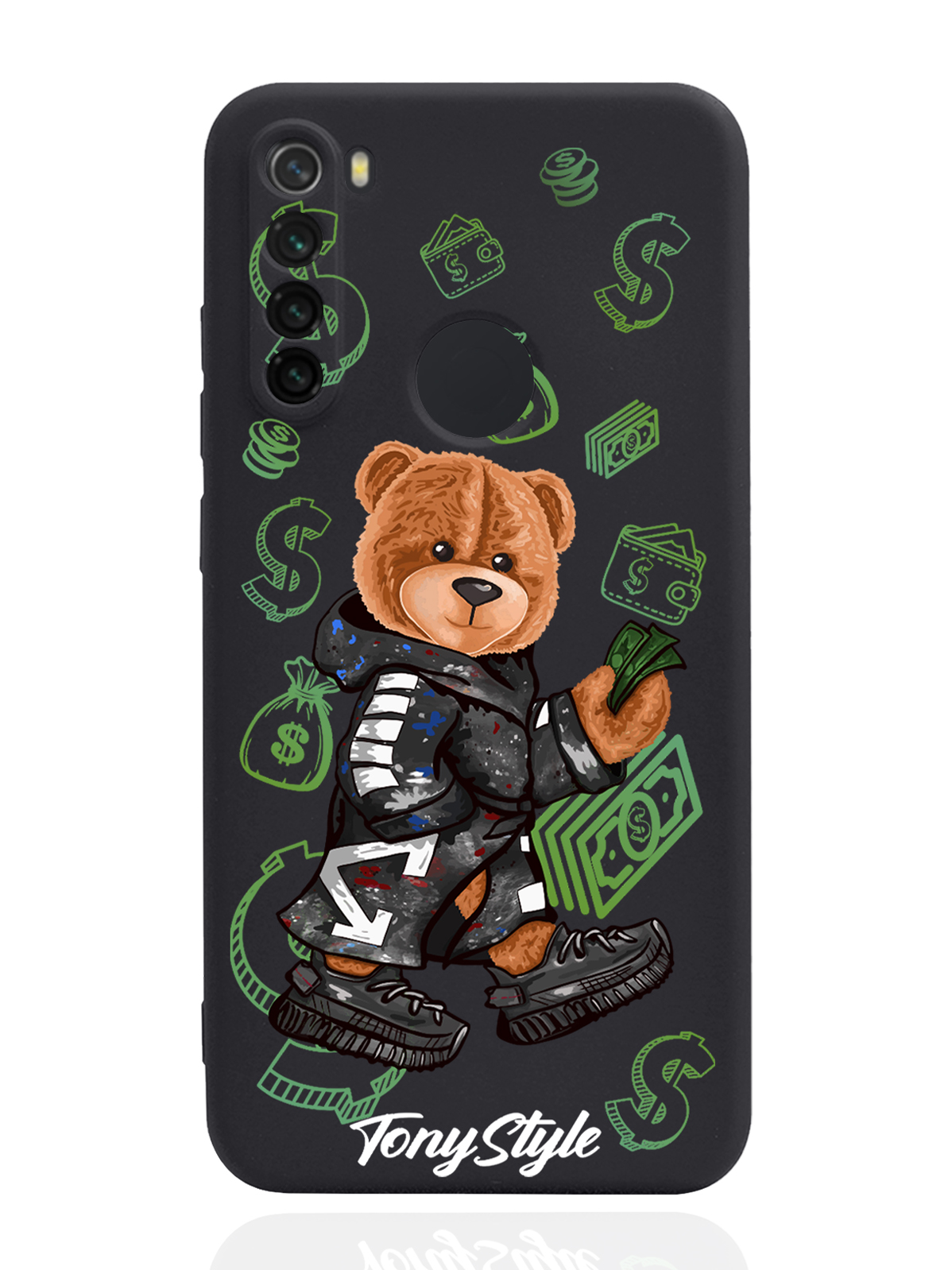 

Чехол Tony Style для Xiaomi Redmi Note 8 Tony Style Деньги черный, Коричневый;черный;зеленый