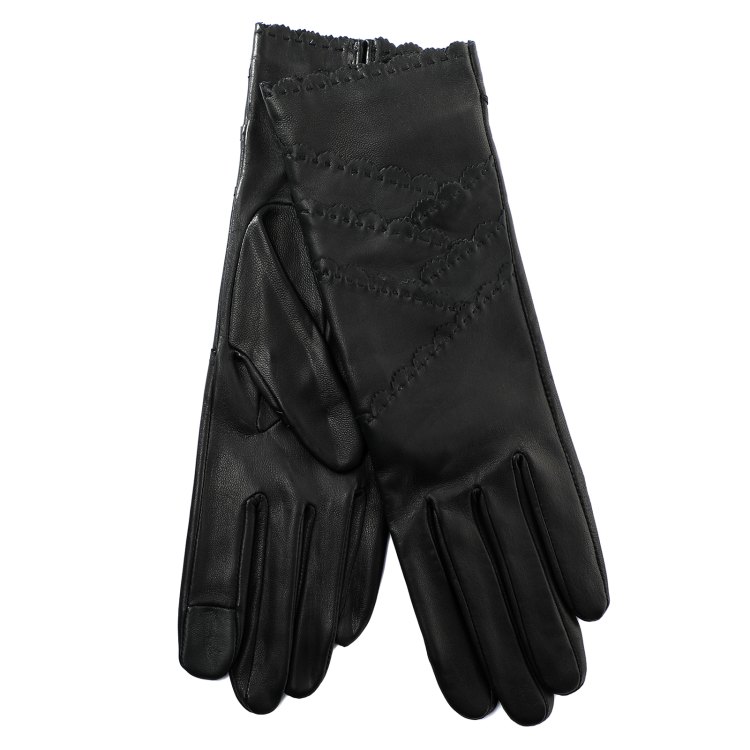 

Перчатки женские Agnelle ZENIA черные, р. 6, Черный, ZENIA