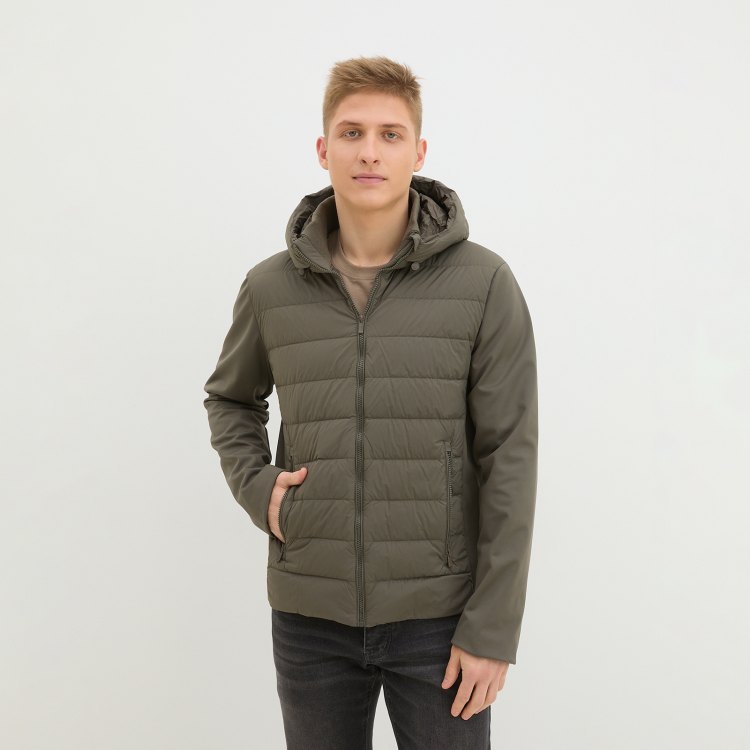 

Пуховик мужской Maison David MLY23-0606-1MF зеленый XXL, MLY23-0606-1MF