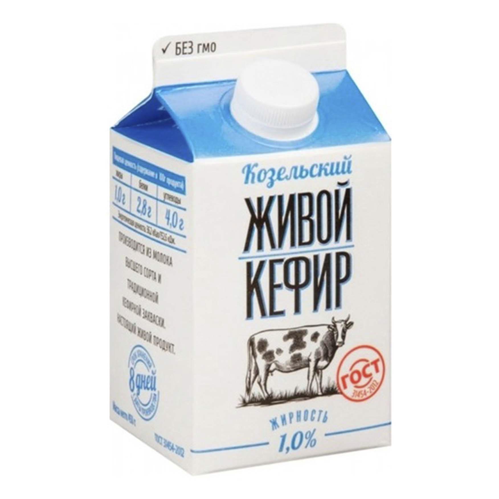 

Кефир Козельский 1% бзмж 450 мл