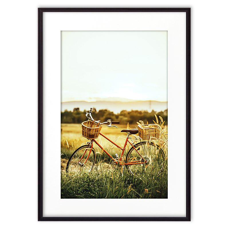 фото Постер в рамке велосипед 1 - 21х30 см дом корлеоне