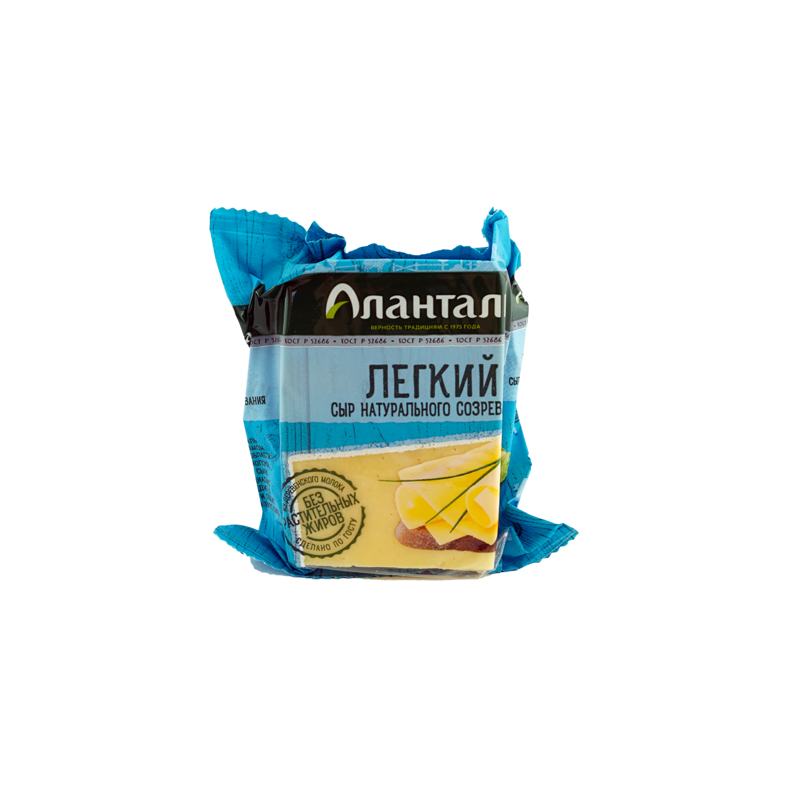 

Сыр полутвердый Аланталь Легкий 35% 240 г бзмж
