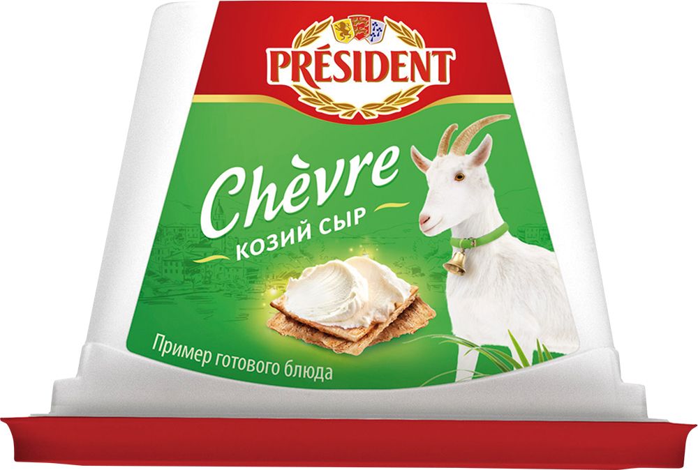 

Творожный сыр President Chevre козий 65% 140 г
