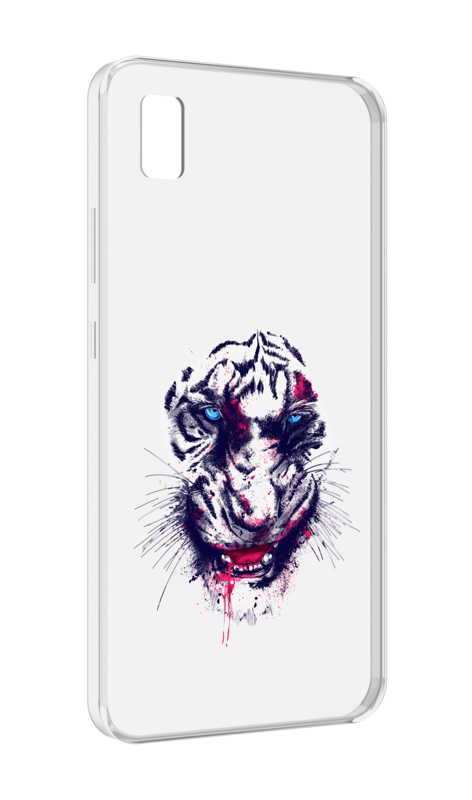 Чехол MyPads безумный тигр для ZTE BLADE L210
