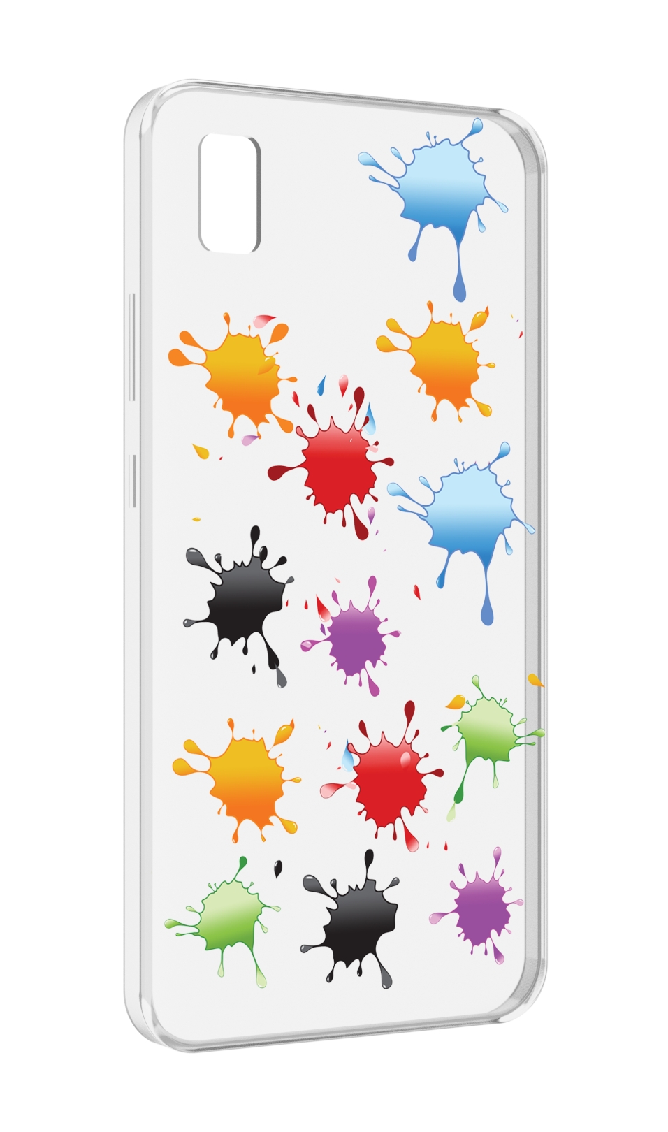 

Чехол MyPads кляксы для ZTE BLADE L210, Прозрачный, Tocco