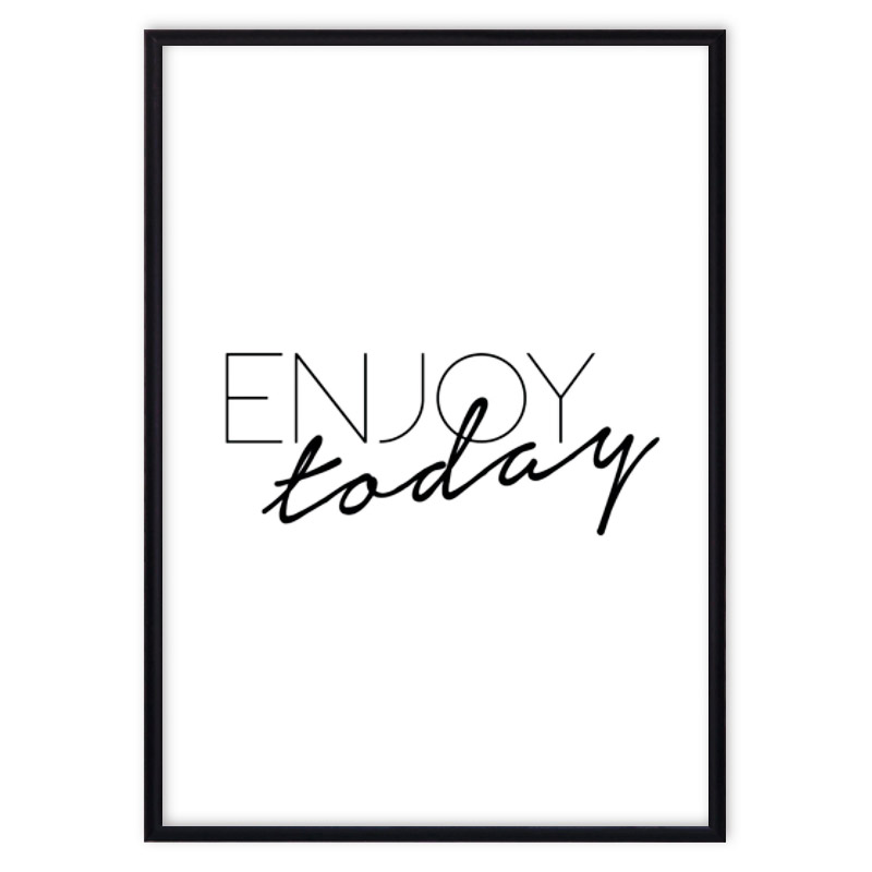 

Постер в рамке Enjoy today - 30х40 см Дом Корлеоне, Enjoy today