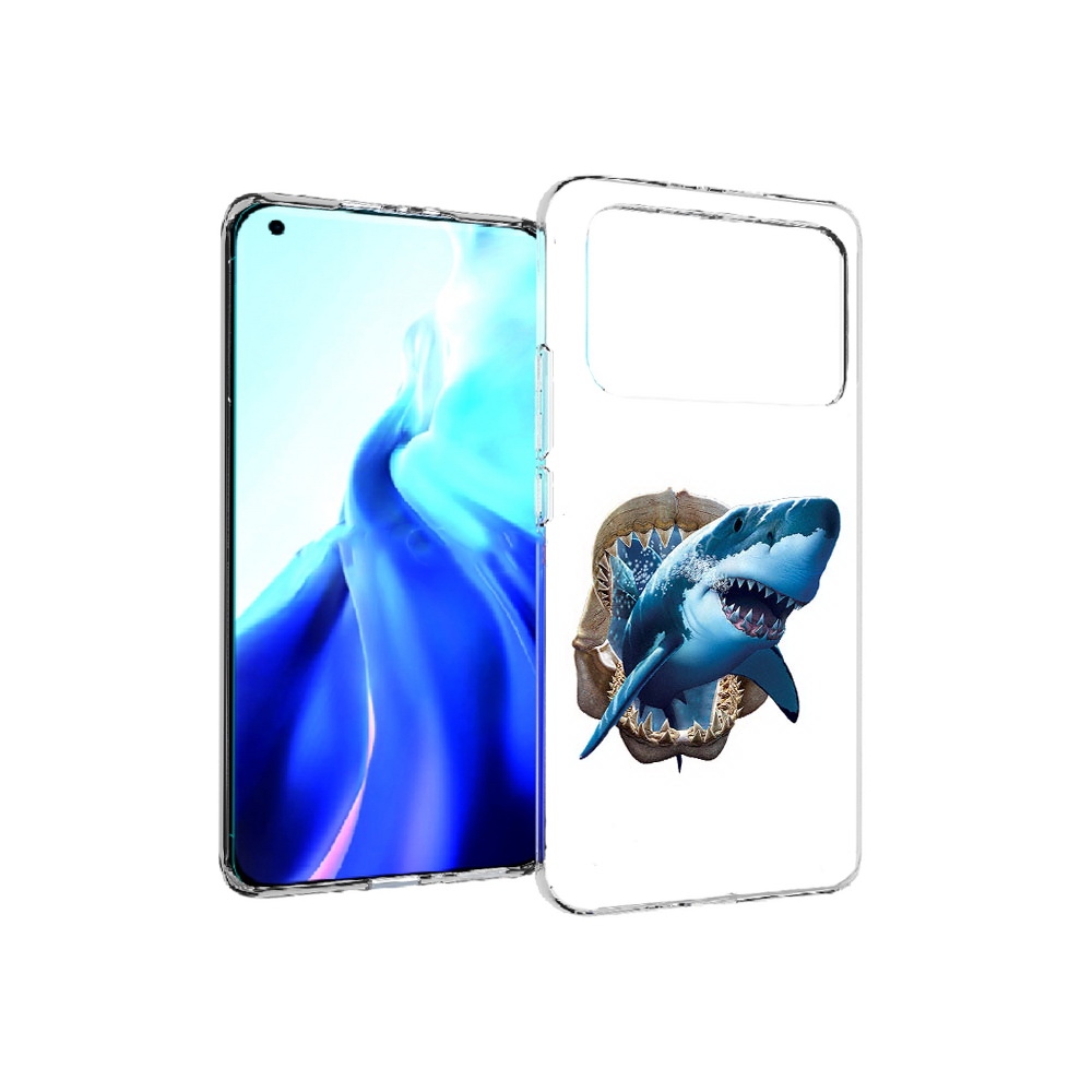 

Чехол MyPads Tocco для Xiaomi Mi 11 Ultra челюсти (PT160500.261.675), Прозрачный, Tocco