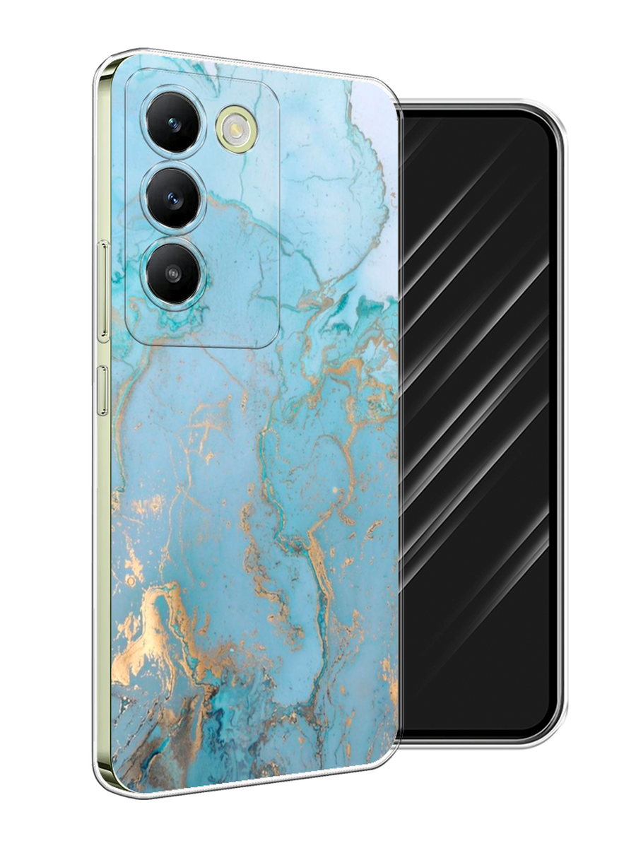 

Чехол Awog на Vivo V30 Lite 4G/Y100 4G/T3 5G/V30 SE 5G "Голубой мрамор рисунок", 2611050-1