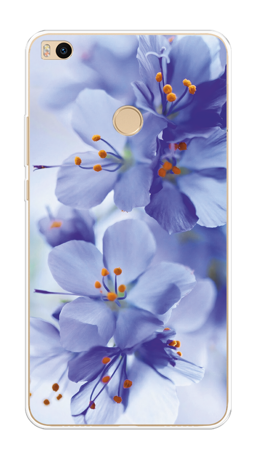 

Чехол на Xiaomi Mi Max 2 "Фиолетовые цветки", Фиолетовый;синий, 32150-1