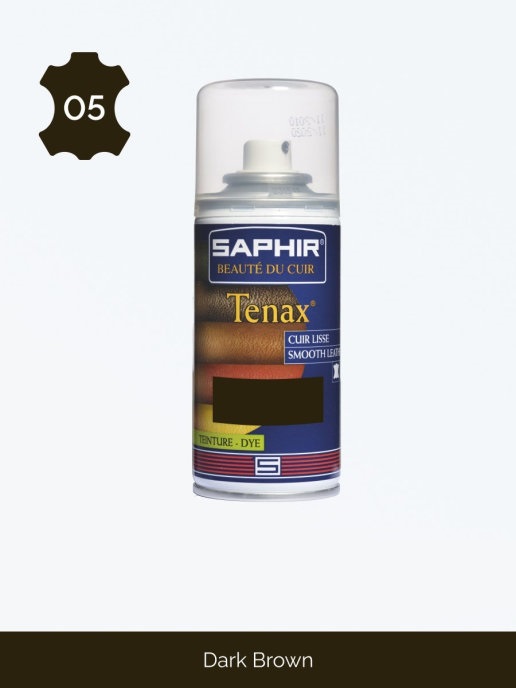 Краска для обуви Saphir Tenax dark brown 150 мл