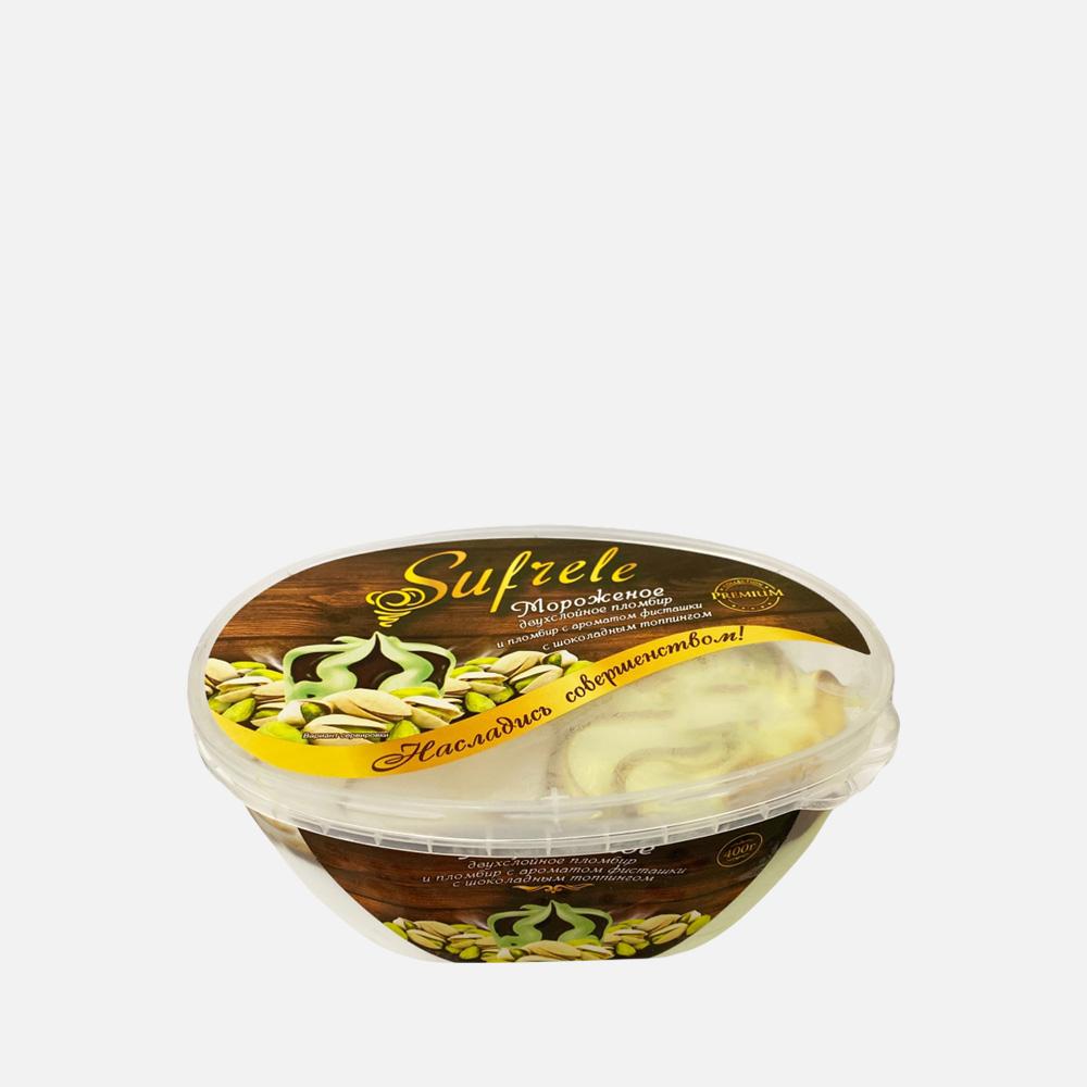 

Мороженое пломбир Sufrele фисташковый 400 г
