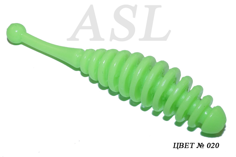 

Силиконовая приманка ASL Бу-Бу цв. 020,L-5см 10шт/уп, Бу-бу