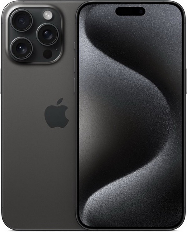 

Смартфон Apple iPhone 15 Pro 256Gb, A3104, черный титан