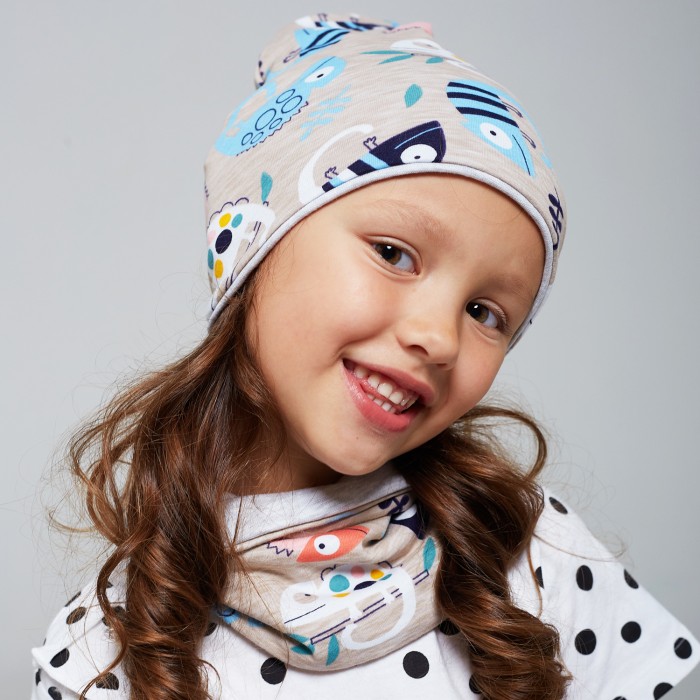 

Шапка детская Tuot TH21-210190201 бежевый 50, 1218141