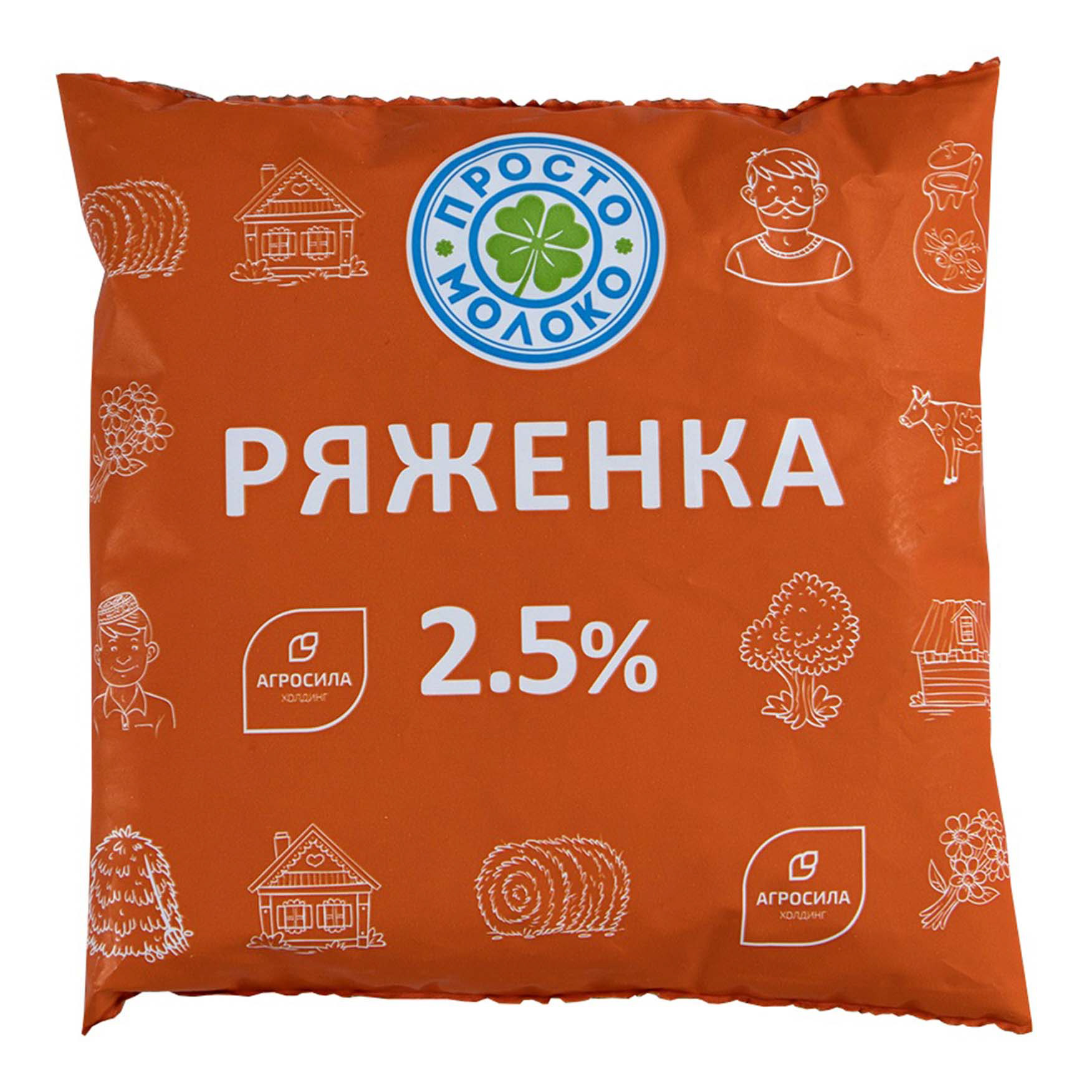 

Ряженка Просто молоко 2,5% 430 г